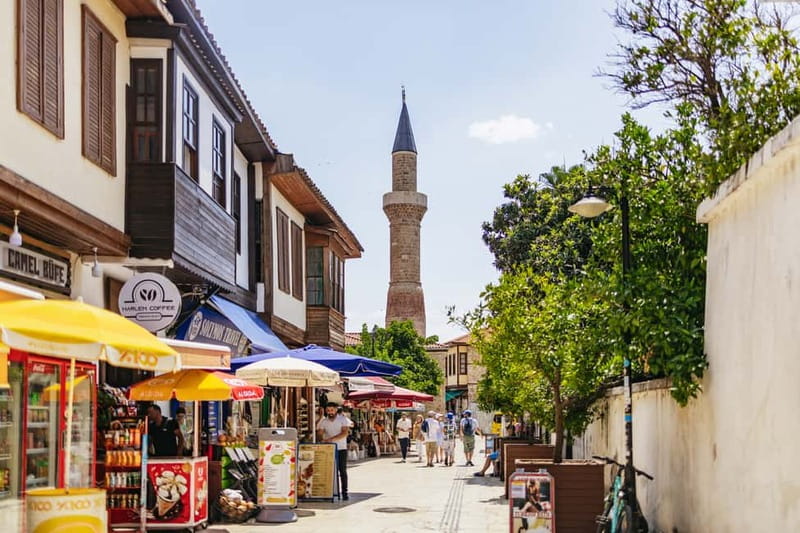 Antalya: Old Town with Aquarium or Cable Car & Waterfalls - Antalya’s shopping stop: useful if you’re buying: annoying if you’re not