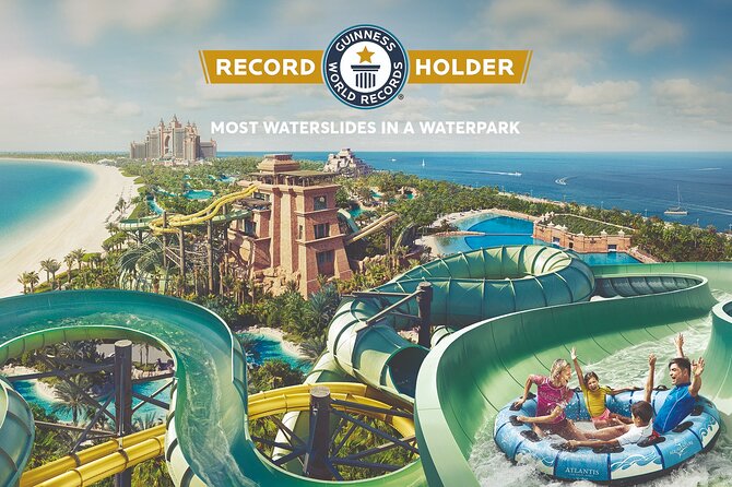 Atlantis Aquaventure Ticket (with options for Aquarium), Dubai - Poseidon’s Revenge, Leap of Faith, and the thrill stack