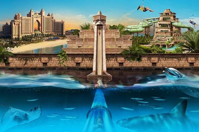Atlantis Water Park & lost chamber aquarium w/ optional transport - Aquaventure Day Pass: What you’re really buying