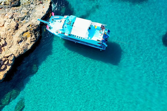 Cala Salada and Unspoiled North Beach Tour. Snorkelling and Aquarium - Passing Cala Gracio and the hippy-famous shoreline