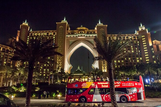 Dubai HOHO Bus Tour, Dhow Cruise & Lost Chambers Aquarium Options - Sunset and Night Tour: the fixed-loop option at golden hour