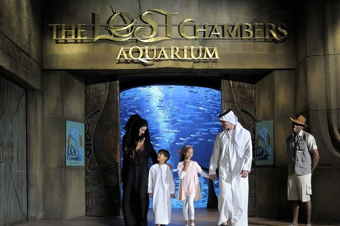 Dubai Lost Chambers Aquarium Admission E-Ticket - Lost City of Atlantis, Right on Palm Jumeirah