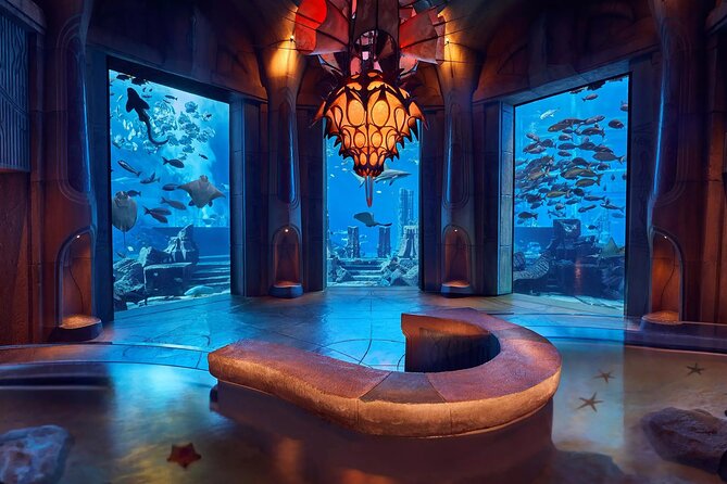 Dubai Lost Chambers Aquarium Admission E-Ticket - On-Site Practical Stuff: Food Rules, Photos, and Kids