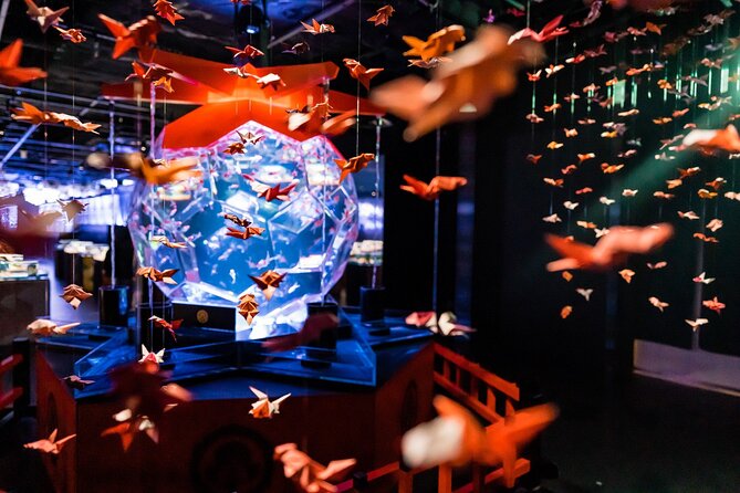 Tokyo Art Aquarium Museum E-Ticket with optional Tokyo Metro Pass - The themed goldfish tanks: Hyakka Ryoran and Japanese seasonal beauty