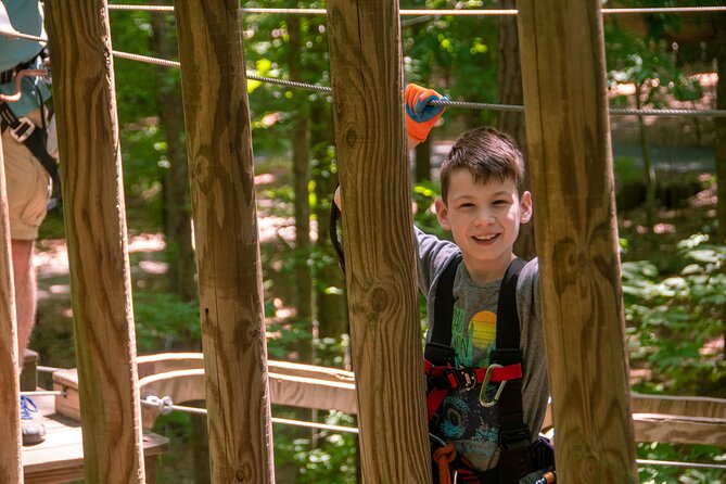 Ziplining and Climbing at The Adventure Park at Virginia Aquarium - Arriving at The Adventure Park inside the Virginia Aquarium area