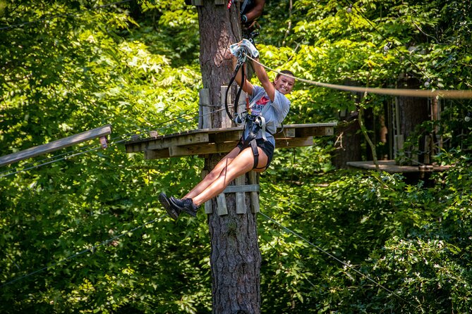 Ziplining and Climbing at The Adventure Park at Virginia Aquarium - What to wear and bring for comfort (your hands will thank you)